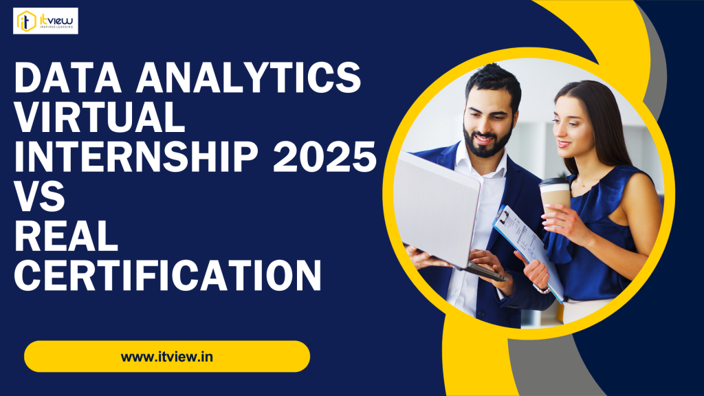 Data Analytics Internship vs data analytics certification